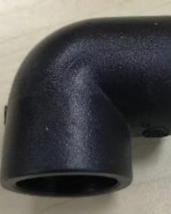 Elbow 25mm 90 deg, hot melted, for PE pipe